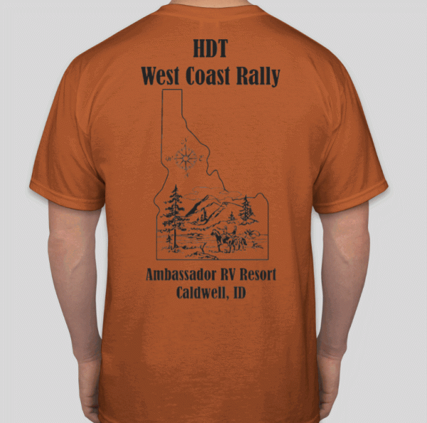 Rally T-Shirt Example Back